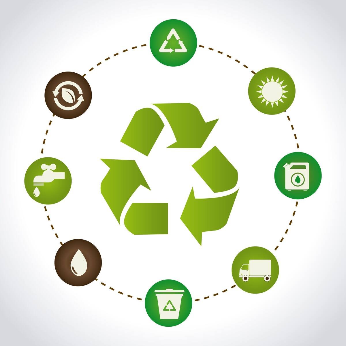 Ecology design over white background vector illustration