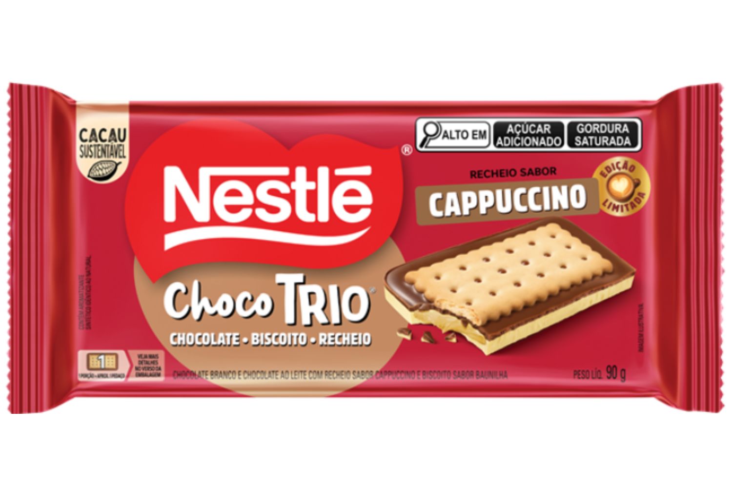 Nestlé apresenta edição limitada de Choco Trio Cappuccino - SuperHiper